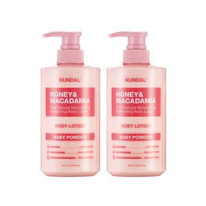 쿤달 바디로션, 베이비파우더, 500ml, 2개