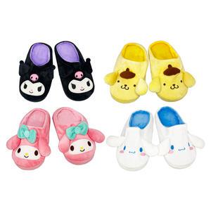 산리오와 친구들 입체 거실화 털 슬리퍼 마이멜로디 시나모롤 폼폼푸린 쿠로미 옵션 선택