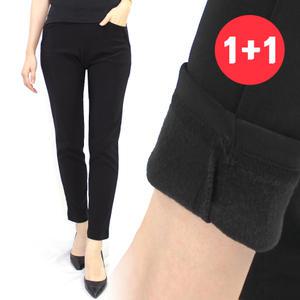 여성 3XL 빅사이즈 기모 스판바지 겨울 작업복 단체복 레깅스 밴딩팬츠 일상복 마담의류 엄마옷