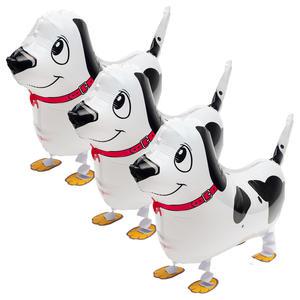 파티팡 동물은박풍선 걸어다니는 강아지 큐티 달마시안 산보풍선, 3개