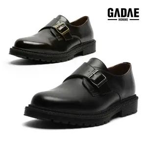 [가데]신발 빅사이즈 수제화 남성구두 캐주얼화 남자로퍼 싱글몽크 키높이 GDH530