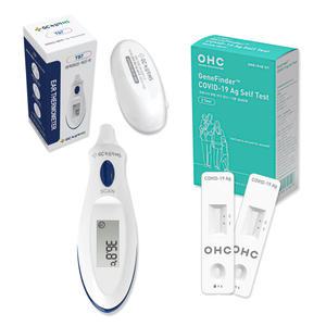 녹십자MS 귀체온계 TS7+코로나 자가진단키트 2개입 세트 오미크론 켄타우로스 변이 체온측정 노필터 항균