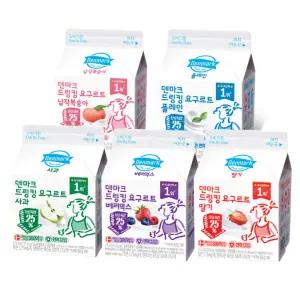 덴마크 드링킹요구르트 6종 275mLx12팩(6종류별x2팩) 냉장무배