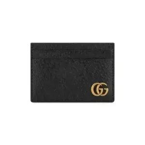 구찌 남성 GG 로고 마몬트 블랙 카드지갑 436022 DJ20T 1000