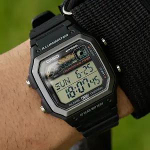 카시오 남자 전자시계 군인 군대 군용 방수 WS-1600H-1A