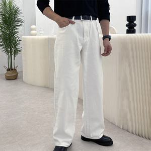 남자 가을겨울 와이드핏 코튼 면 팬츠 바지