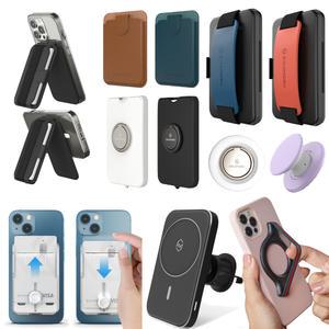 최고급 맥세이프 악세사리 :: 아이폰 17 16 15 14 13 12 11 XS XR X SE3 프로 맥스 플러스 에어 미니/차량용/거치대/호환/지원/스마트/톡/카드/지갑/가죽/핑거/그립/링/자석/플레이트/케이스/충전기/보조배터리/정품