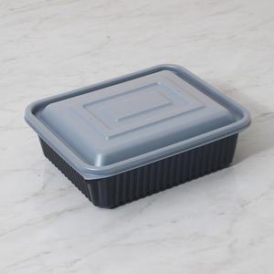 찜용기 JH 미니 사각찜용기 23197 블랙 200세트 일회용 배달 찜닭포장 용기