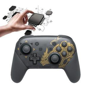 호환 닌텐도 스위치 프로용 무선 블루투스 컨트롤러 게임 패드 조이스틱 콘솔용 6 축 핸들 B 재사용 가능