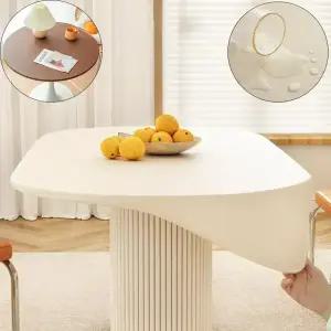 홈메이드 편한 방수 식탁보 식탁매트 가죽 테이블보 식탁 테이블커버 책상보 원형 사각 4인6인용