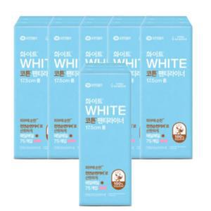 화이트 위생용품 롱 팬티라이너 75P 6개