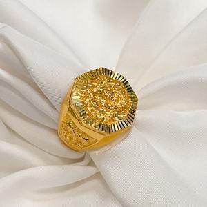 순금 24k 금 더블 용 컷팅 남자 반지 디자인 선물 37.5g(10)