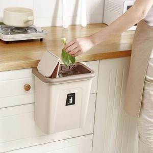 [XBG10415]무타공 걸이형 벽걸이쓰레기통 화장실 휴지통