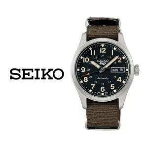 세이코 SEIKO 5 스포츠 필드워치 오토매틱 카키 남성 나토밴드 손목시계 SRPJ85