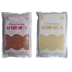 와인으로 숙성한 날치알 레드 옐로 500g 특품