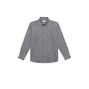 [하프클럽/BY파크랜드]블루 체크 기모셔츠-AA2CL322