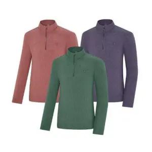 [롯데백화점]콜핑 LD18 남성 겨울 스트레치 안감기모 집업티셔츠 KUT0477M