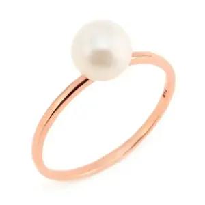 [비앤비골드] 14K 클래식 볼 담수진주 반지 RSS28385