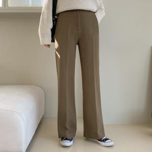 [시크릿라벨] 스트레이트핏밴딩모직슬랙스