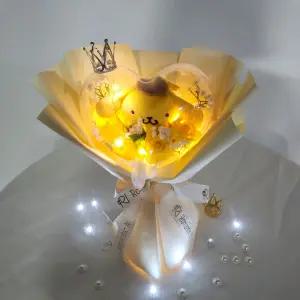 인형꽃다발 산리오 폼폼푸린 아크릴 하트풍선 어린이 꽃다발