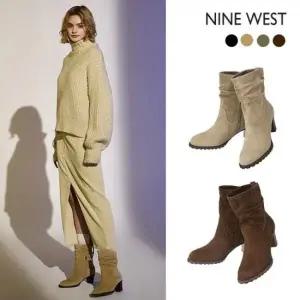 [롯데백화점]나인 웨스트 셔링 하프부츠 NW054L