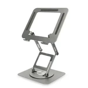 일렉싱크 알루미늄 3단 회전 노트북 거치대 휴대용 맥북 스탠드