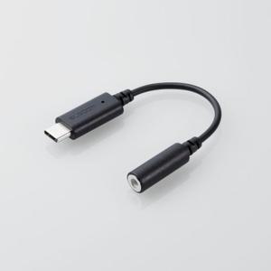 엘레컴 USB C타입 TO DAC 내장 오디오 이어폰 젠더 블랙 MPA-C35D