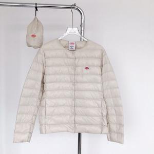 단톤 경량패딩 경량 다운 크루넥 후드 재킷