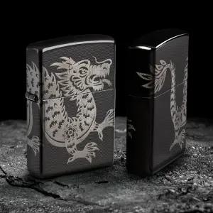 [롯데백화점]신명글로빅스 ZIPPO 지포 라이터 46260 Lucky Dragon Design ZPN3MA070