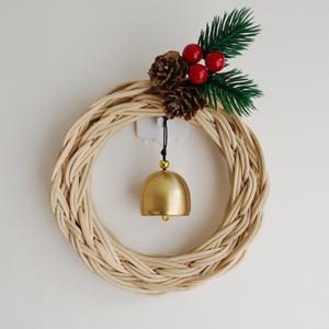 DIY 키트 크리스마스 라탄 미니리스 만들기