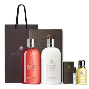 [롯데백화점]몰튼브라운 [쇼핑백 포함] 바디 케어 듀오 세트 (샤워 젤 300ml + 바디 로션 300ml, 향 선택)