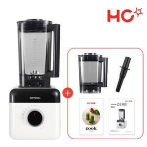 (최신형) 아이보리_HC 초고속 블렌더 엑슬림제로+컨테이너 2개 가정용 업소용 카페 믹서기 해피콜 블랜더