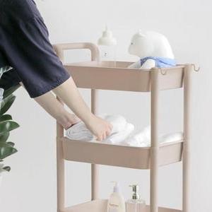 미용웨건 4단 트롤리 3단 이동식 주방 선반 틈새