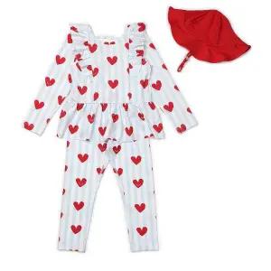 [보리보리/래핑차일드]래핑차일드 프릴레깅스 래쉬가드세트_BL