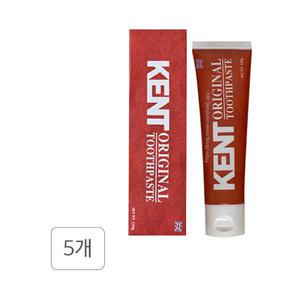 켄트 오리지널 치약 120g 5개 영국 솔잎 피톤치드 향 치태 구취 제거 충치케어 TD