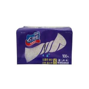 천연항균 위생행주 빨아쓰는 일회용 다용도 행주 100