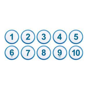 번호판 파랑유니 1~10 좌석 까페 테이블 신발장 숫자 입체