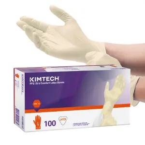 유한킴벌리 킴테크 PFE 컴포트 식품용 라텍스 니트릴 장갑 100매 요리용 파우더프리