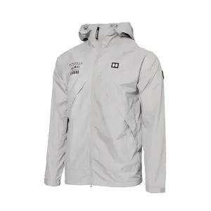 [하프클럽/험머]험머 남성 그래픽 로고 쿨링 패커블 경량 바람막이 라이트그레이