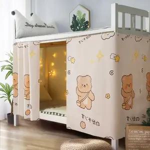 1장 한현 커튼 2층 침대 벙커침대가림막 학생기숙사