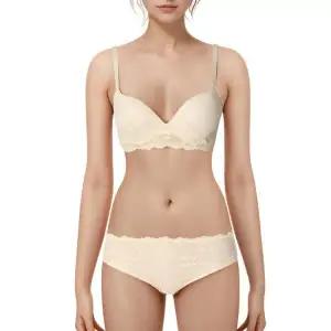 [롯데백화점]엘르이너웨어 스키니핏 워커 브라햄팬티세트(EDWBR322EDWBP322LBE)