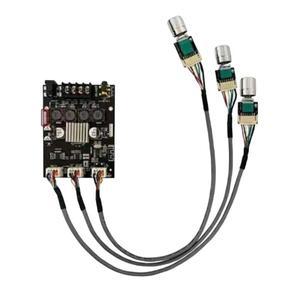 오디오 증폭기 보드 모듈 ZK 502T 프리 앰프 보드 스테레오 50W * 2 사운드 과열 듀얼 채널 출력 모듈