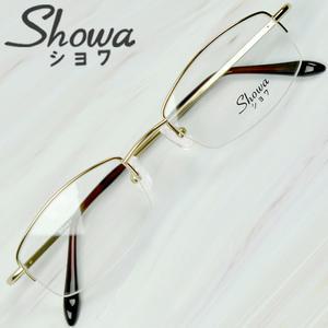 ENA 1236 초경량 모던 클래식 반무테 메탈 국산 사각형 스프링다리 긱시크 금속테 남자 여자 남녀공용 안경 안경테