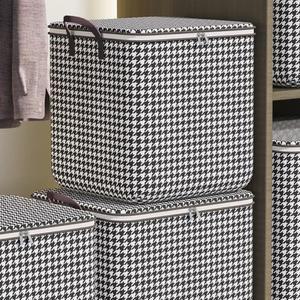 [주식회사 버들] (1+1+1+1) 총4개 100리터 이불 옷정리 체크수납가방