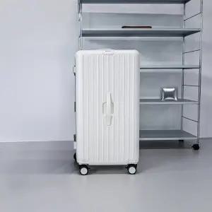 [블랑블랙][독일 베르만] 모노 트래블 여행용 대형 캐리어 [실버/화이트] 30인치