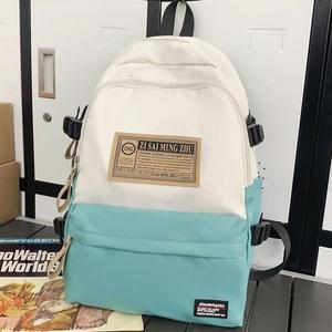 데일리 베이직 민트콤비 백팩 캐쥬얼 여자 가벼운백팩