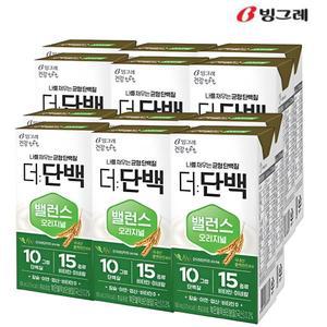 빙그레 더단백 밸런스 오리지널 드링크 190ml (12입) 프로틴 단백질 음료