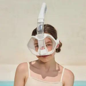 프리딥 스노쿨링마스크 물안경 장비 세트 성인 어린이 프리다이빙 스노클