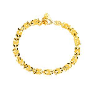 [아시아골드] 24K 순금 월계수 팔찌 11.25g + 18k붕어장식 포함.