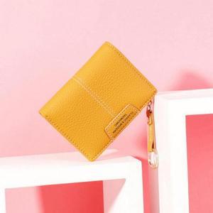 여성 컬러풀 명함 카드지갑 반지갑 미니 수납 카드